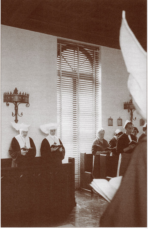 The Sisters of St. Mary and guests in the chapel